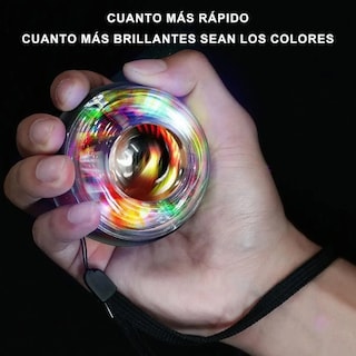 Foto 4 | Led Ejercitador Giroscopica Powerball Muñeca Brazo Fuerza Lab.g Negro