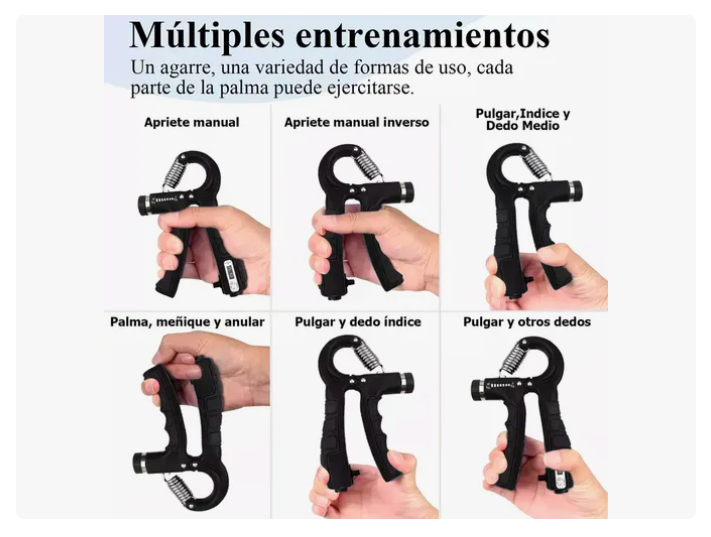 Foto 4 pulgar | Ejercitador De Mano Xtellar De Kit De Fitness Regulable 6 En 1