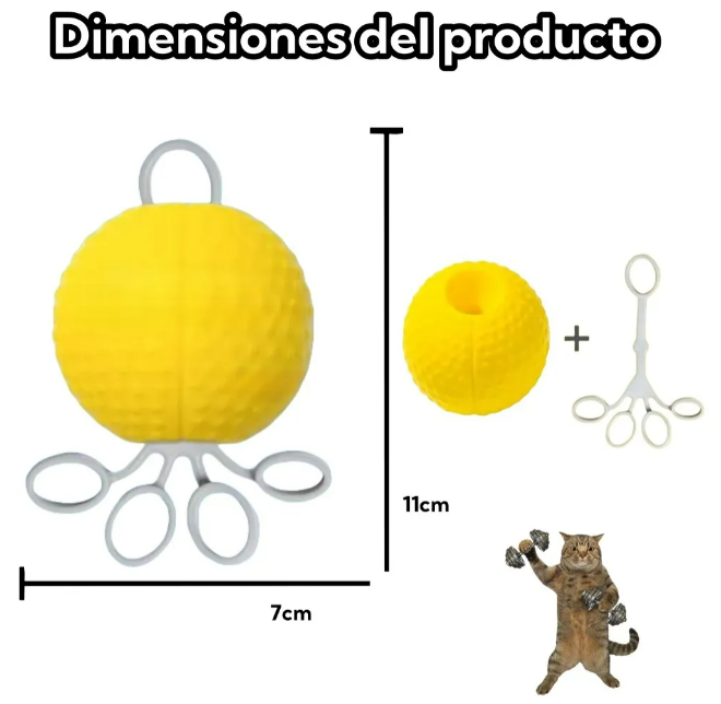 Foto 3 pulgar | Xtellar Pelota Terapéutica Antiestrés Y Rehabilitadora Para Manos
