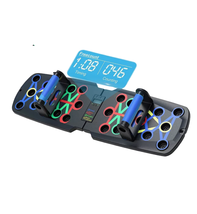 Barra Para Flexiones Barras Portátil Board Fitness T2287 Color Negro