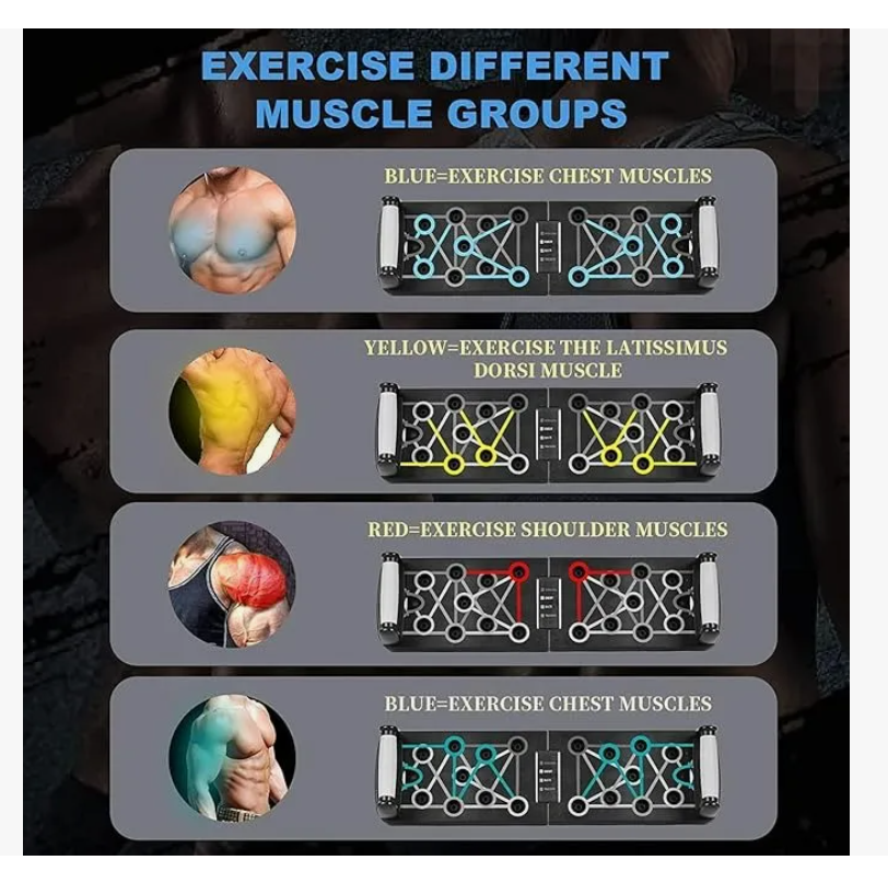 Foto 3 | Barras Push Up Board Gym Multifuncional Para Flexiones