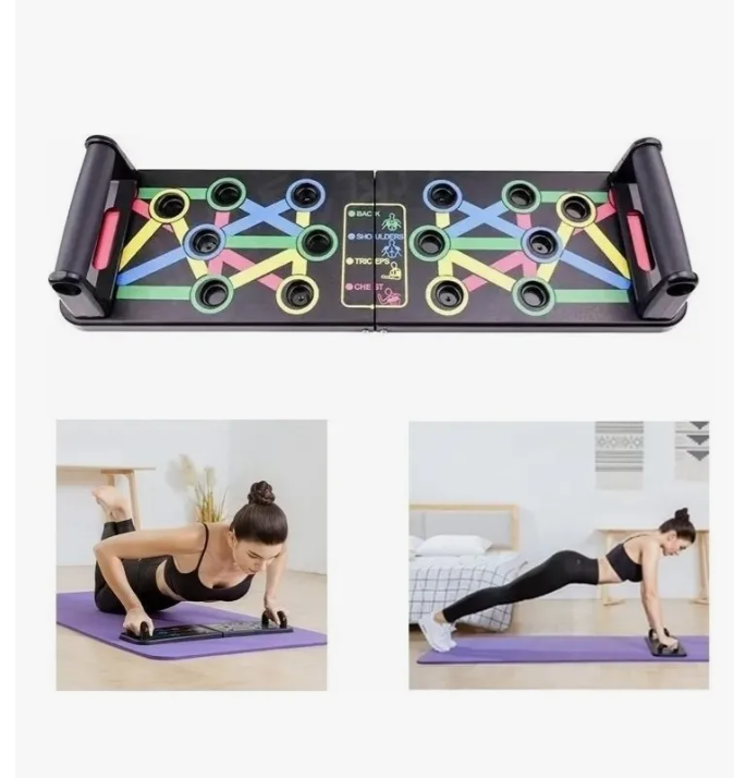 Foto 7 pulgar | Tabla Para Flexiones Ejercicio Multiuso Color Negro