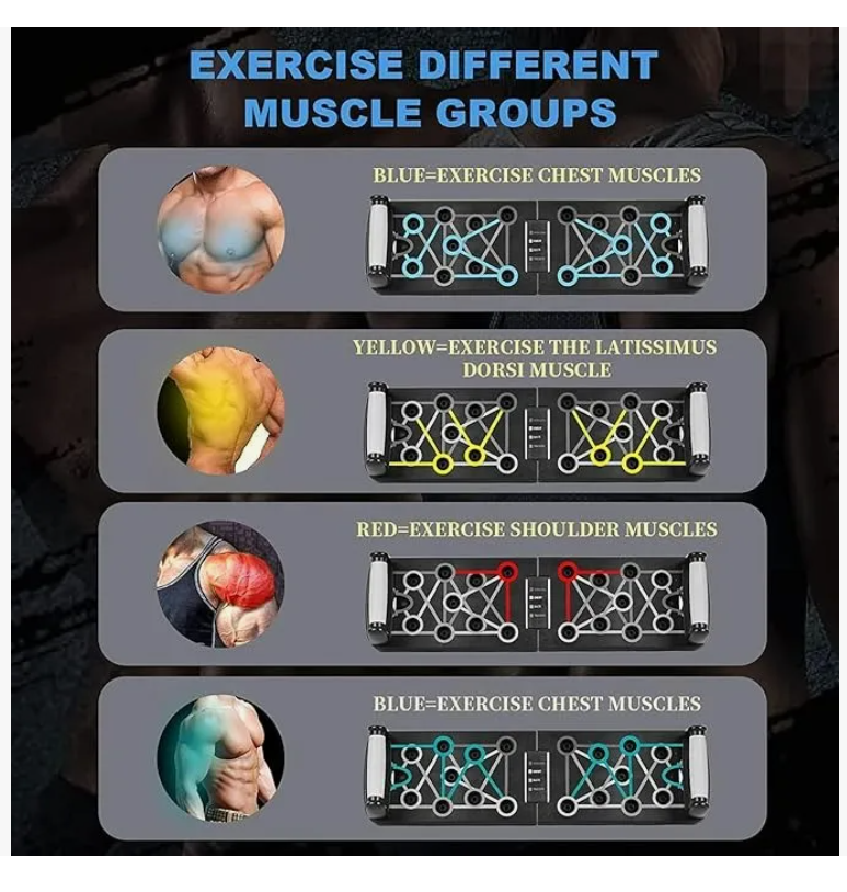 Foto 3 | Barras Push Up Board Gym Multifuncional Para Flexiones