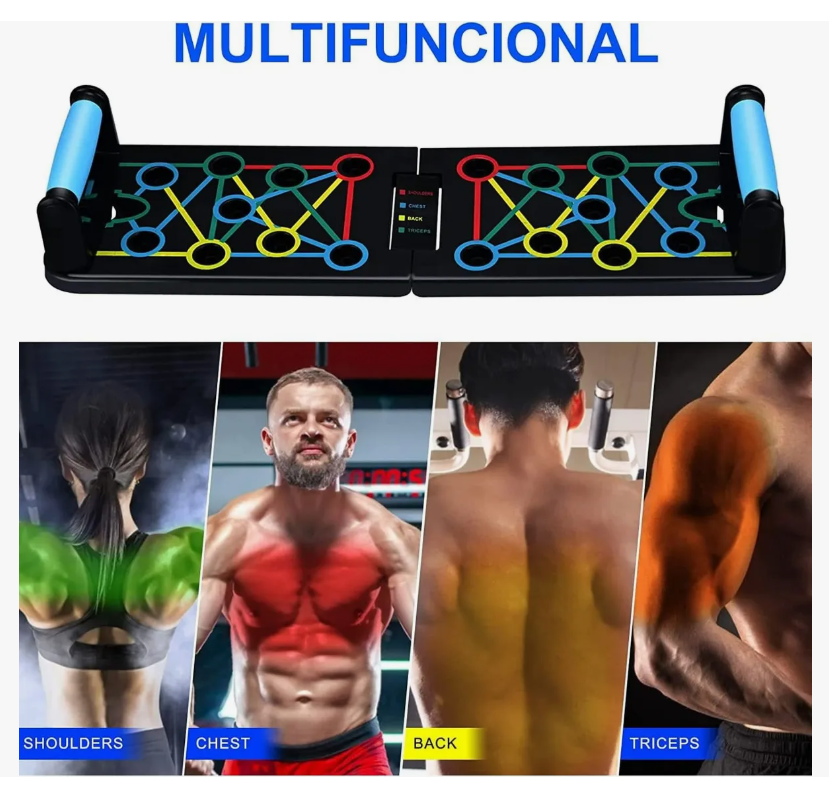 Foto 6 pulgar | Barras Push Up Board Gym Multifuncional Para Flexiones