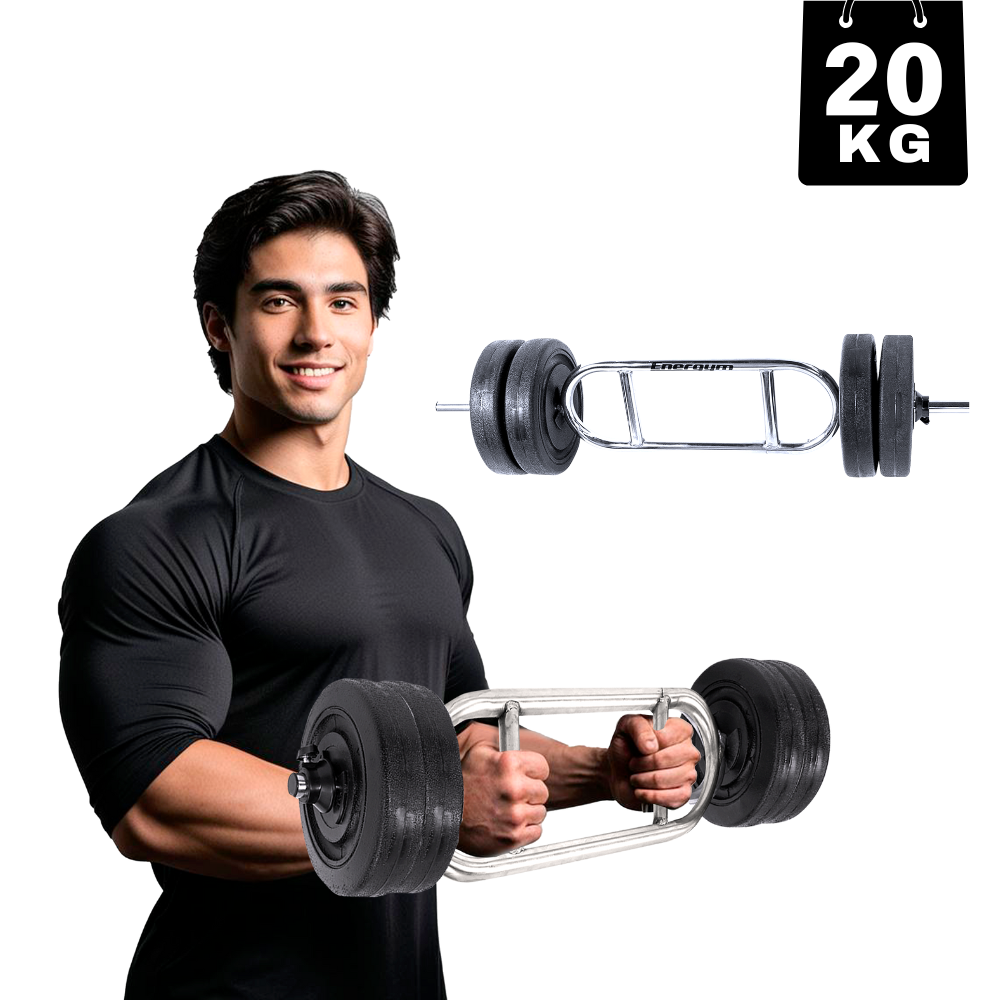 Barra Romana Tríceps Bíceps  (20 Kg) – Energym