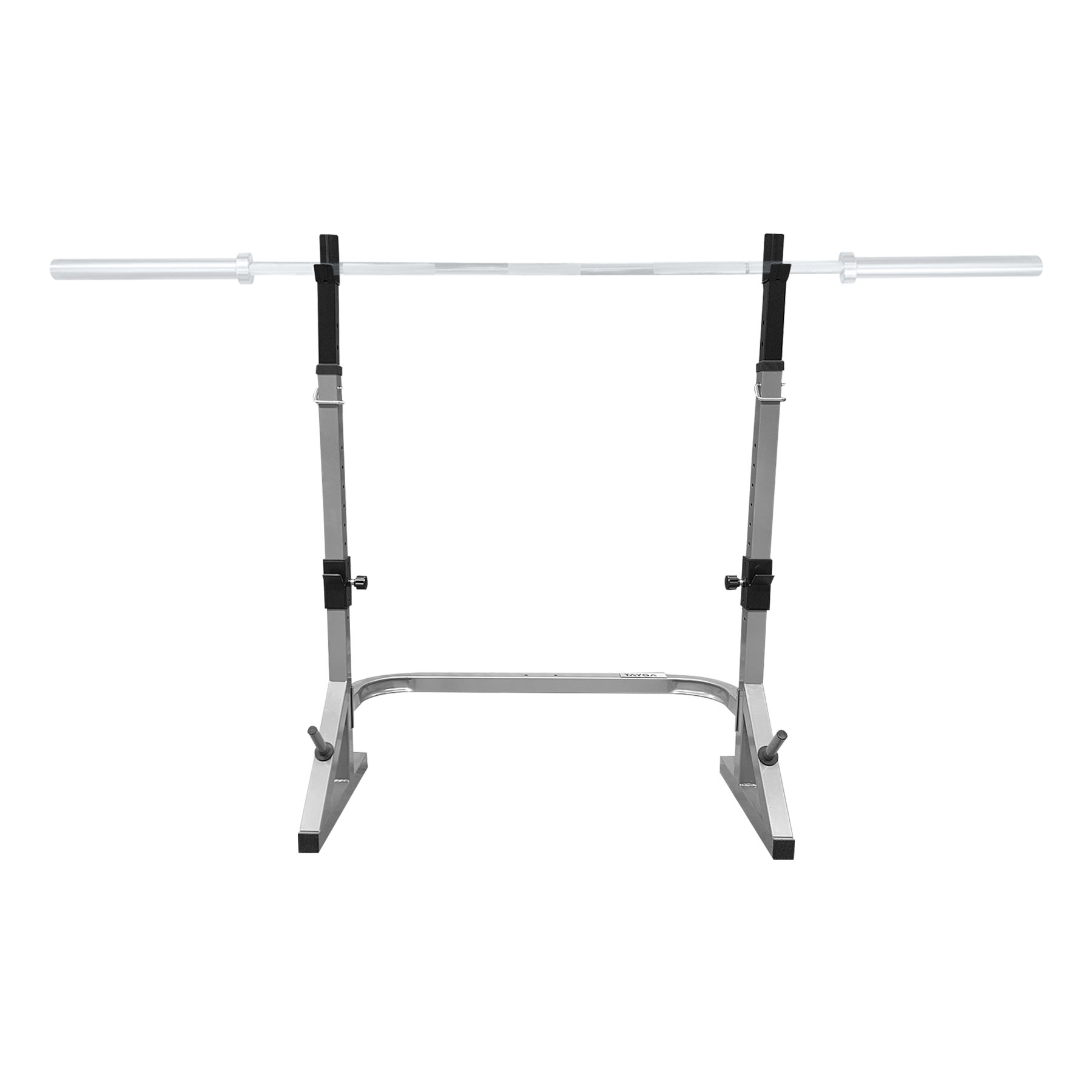 Soporte de Barras Tayga color Plateado para Entrenamiento