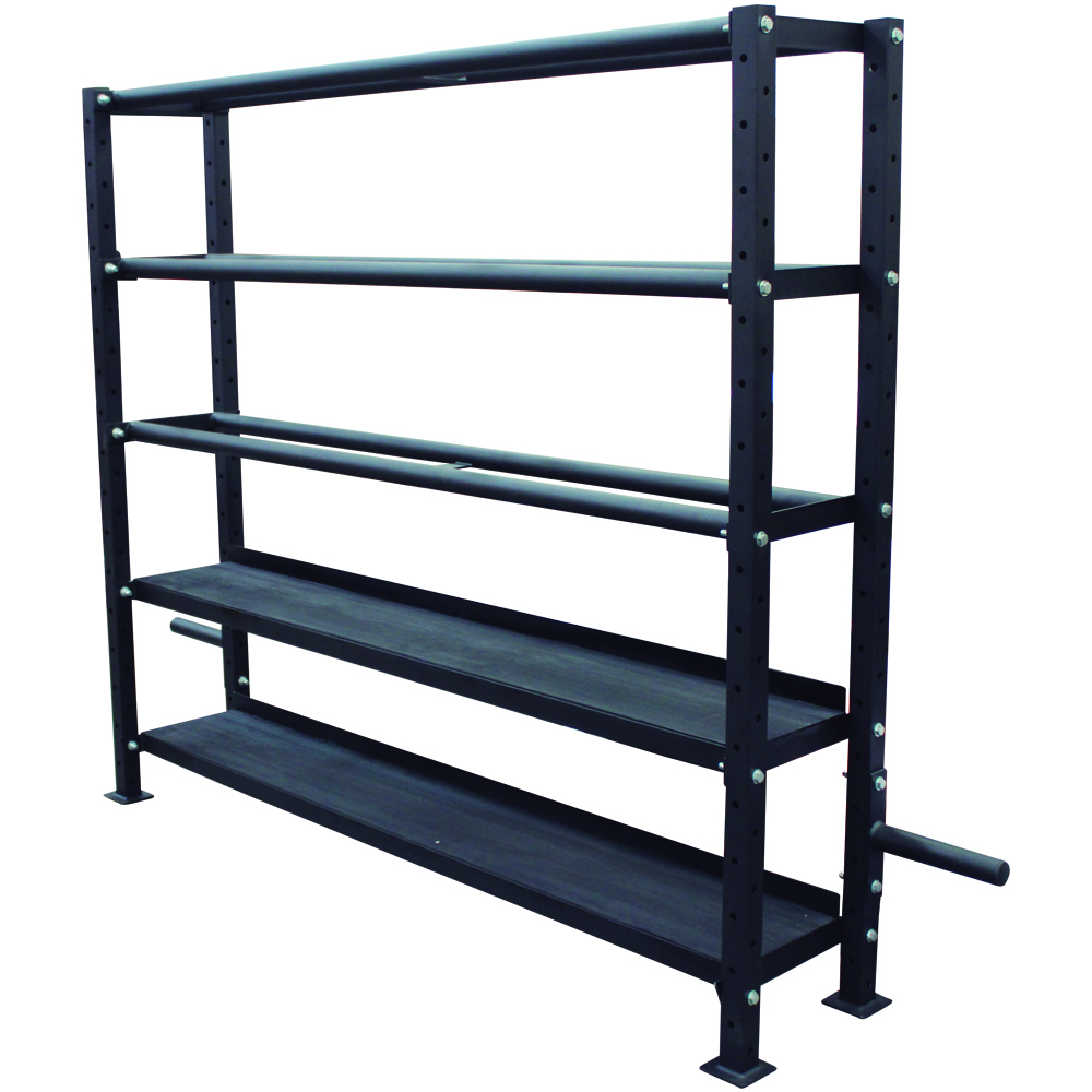 Foto 2 pulgar | Rack Multifuncional Organizador para Pesas Rusas y Mancuernas Fire Sports color Negro de Acero