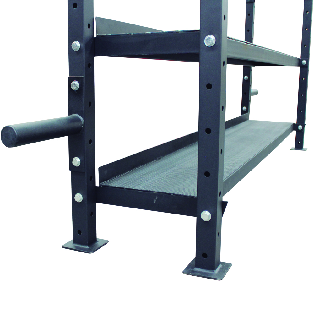 Foto 4 pulgar | Rack Multifuncional Organizador para Pesas Rusas y Mancuernas Fire Sports color Negro de Acero