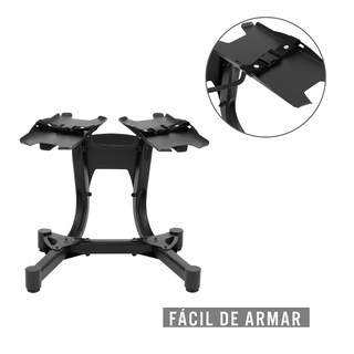 Foto 2 | Soporte Para Mancuernas De 50 A 260 Lbs Altera Color Negro