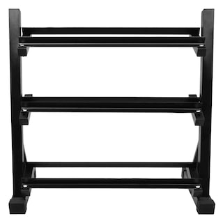 Foto 5 | Rack Mancuernas Pesas 3 Niveles Centurfit Barras Soporte 450kg