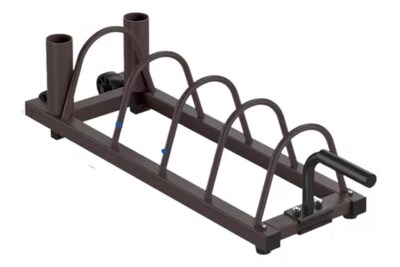 Foto 1 | Rack Para Discos Olímpicos Bumpers Y 2 Barras Olimpicas Gym