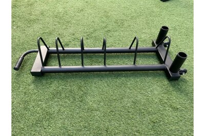 Foto 2 | Rack Para Discos Olímpicos Bumpers Y 2 Barras Olimpicas Gym