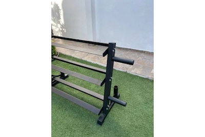 Foto 3 | Rack de Mancuernas Barras y Discos Olímpicos