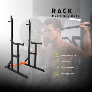 Foto 2 | Rack Multifuncional Para Fondos Sentadillas Bywell