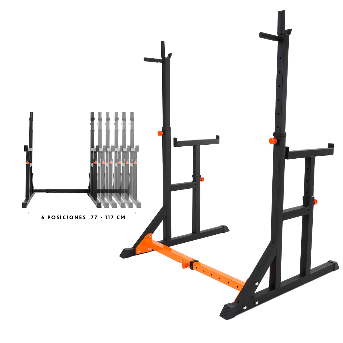Foto 4 | Rack Multifuncional Para Fondos Sentadillas Bywell