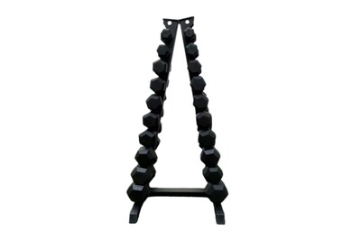 Foto 1 | Rack con 10 Pares de Mancuernas Hexagonales de 3-35 lbs