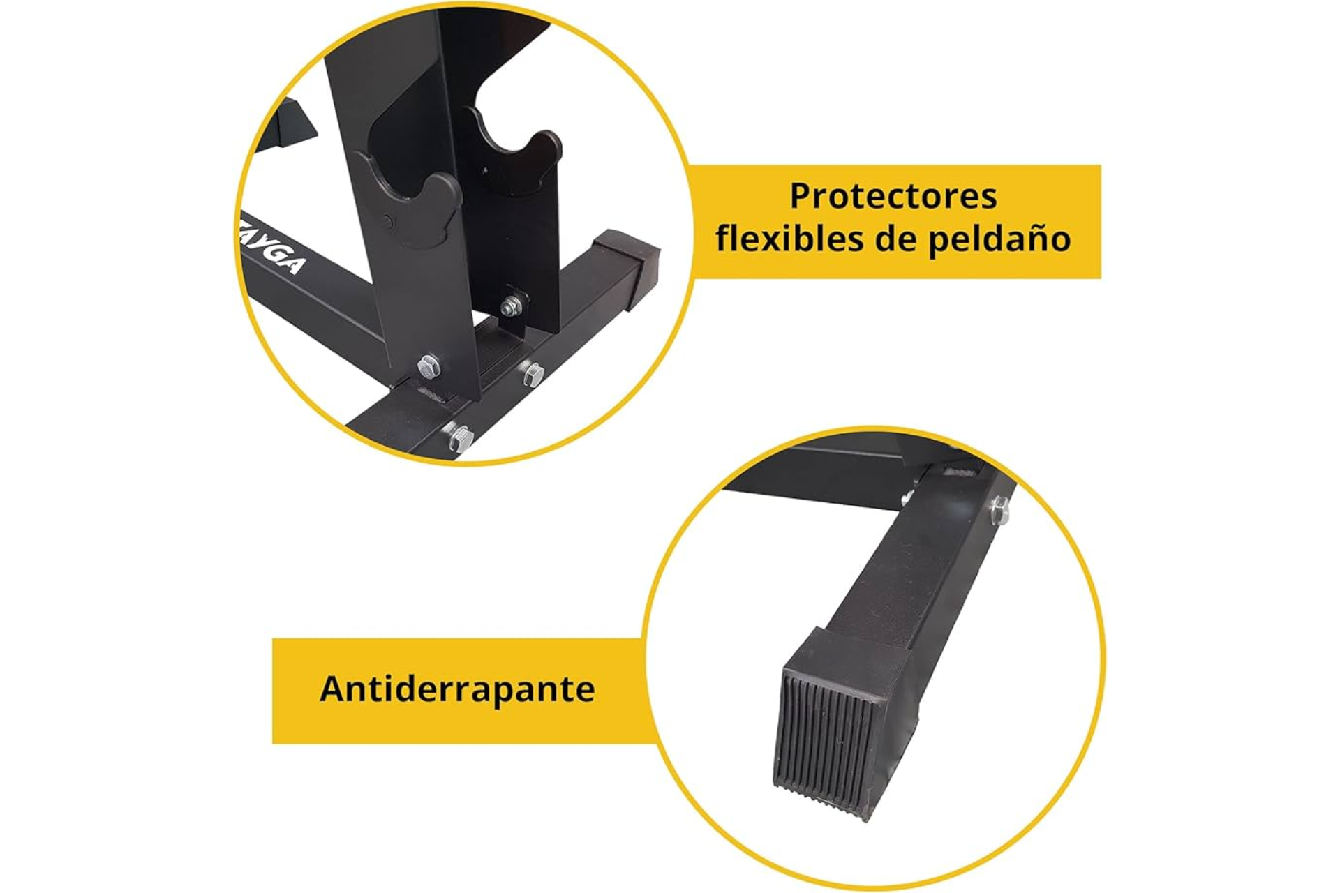 Foto 3 pulgar | Rack con 10 Pares de Mancuernas Hexagonales de 3-35 lbs