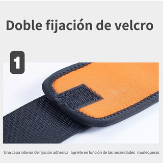 Foto 2 | Muñequeras Elásticas de Soporte Eo Safe Imports 1 Par Negro