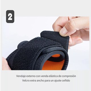 Foto 3 | Muñequeras Elásticas de Soporte Eo Safe Imports 1 Par Negro