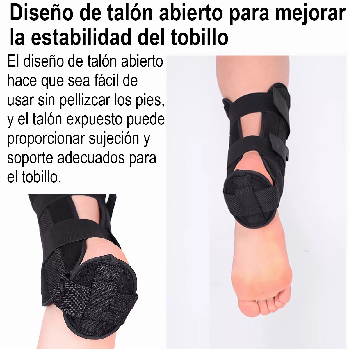 Foto 4 pulgar | Soporte Protector Para Tobillo Torceduras Deporte M Eo Safe Imports Esi-11603 Negro