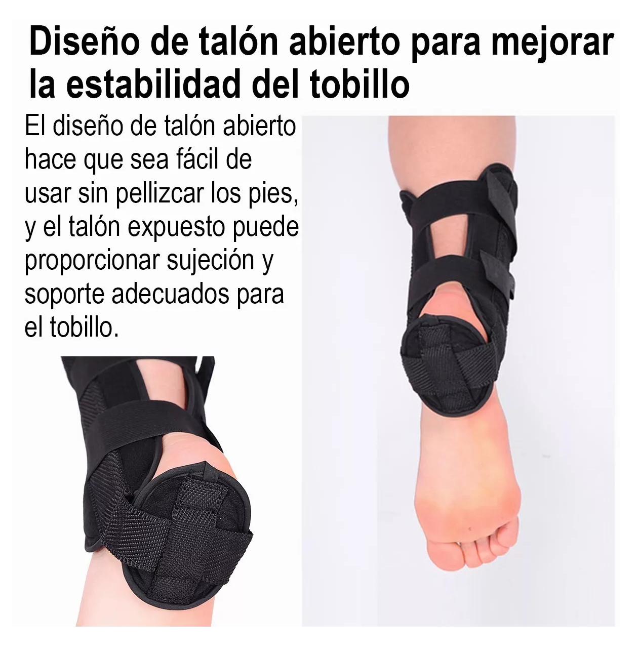 Foto 5 pulgar | Soporte Protector Para Tobillo Torceduras Deporte Talla M, Negro