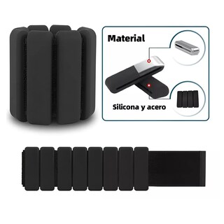 Foto 3 | Par Tobilleras con Peso Muñequeras Eo Safe Imports Esi-16940 Negras