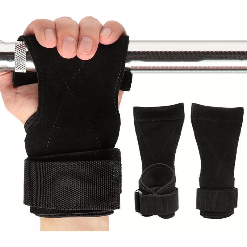 Foto 2 pulgar | Correas De Cuero Para Levantamiento De Pesas Crossfit Calisthenics El Par - Venta Internacional.