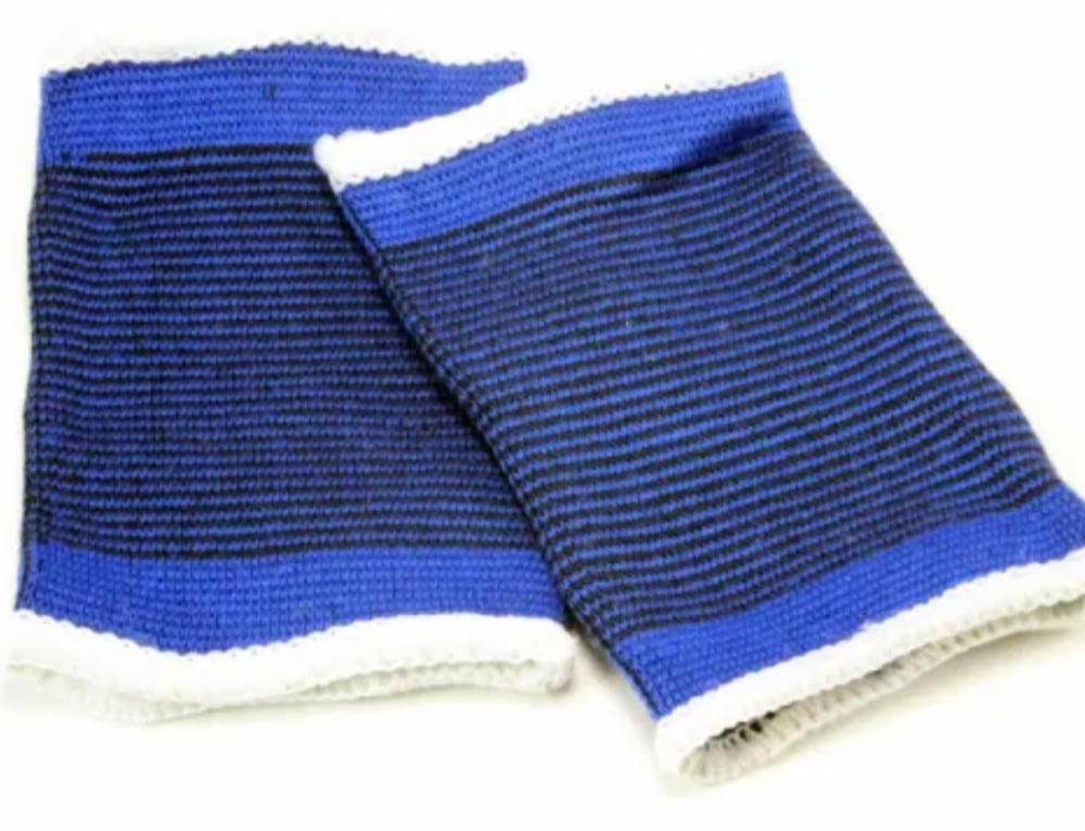 Foto 4 pulgar | Pulsera Ortopédica de Algodón Azul para Deportes 1 Par - Venta Internacional