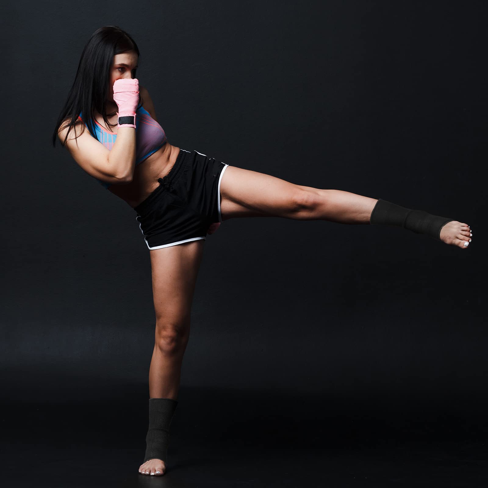 Foto 8 pulgar | Tobillera Geyoga Compression Para Muay Thai Boxing, Talla L - Venta Internacional.