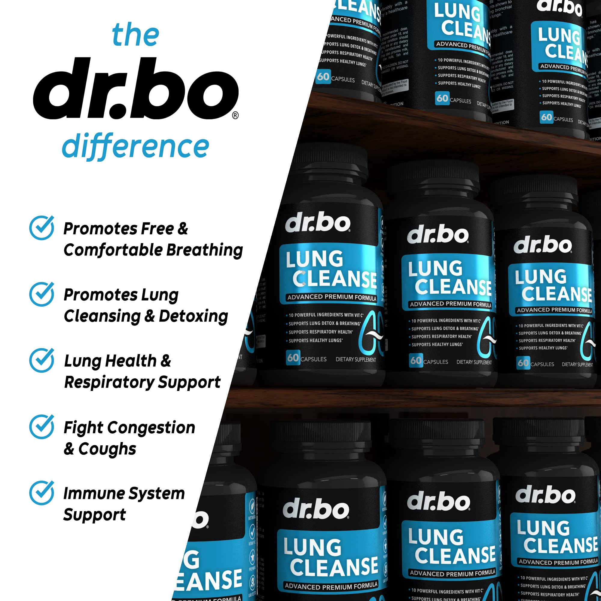 Foto 4 | Suplemento Dr. Bo Lung Cleanse Support 60 Cápsulas - Venta Internacional.