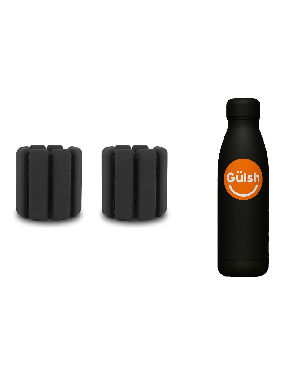 Foto 1 | Muñequera Deportiva De Silicona Con Peso De 2 Libras + Gratis Termo Güish De Regalo