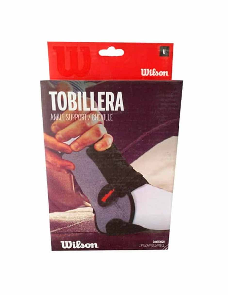 Foto 2 pulgar | Tobillera Con Agujetas Wilson Gris Aw305