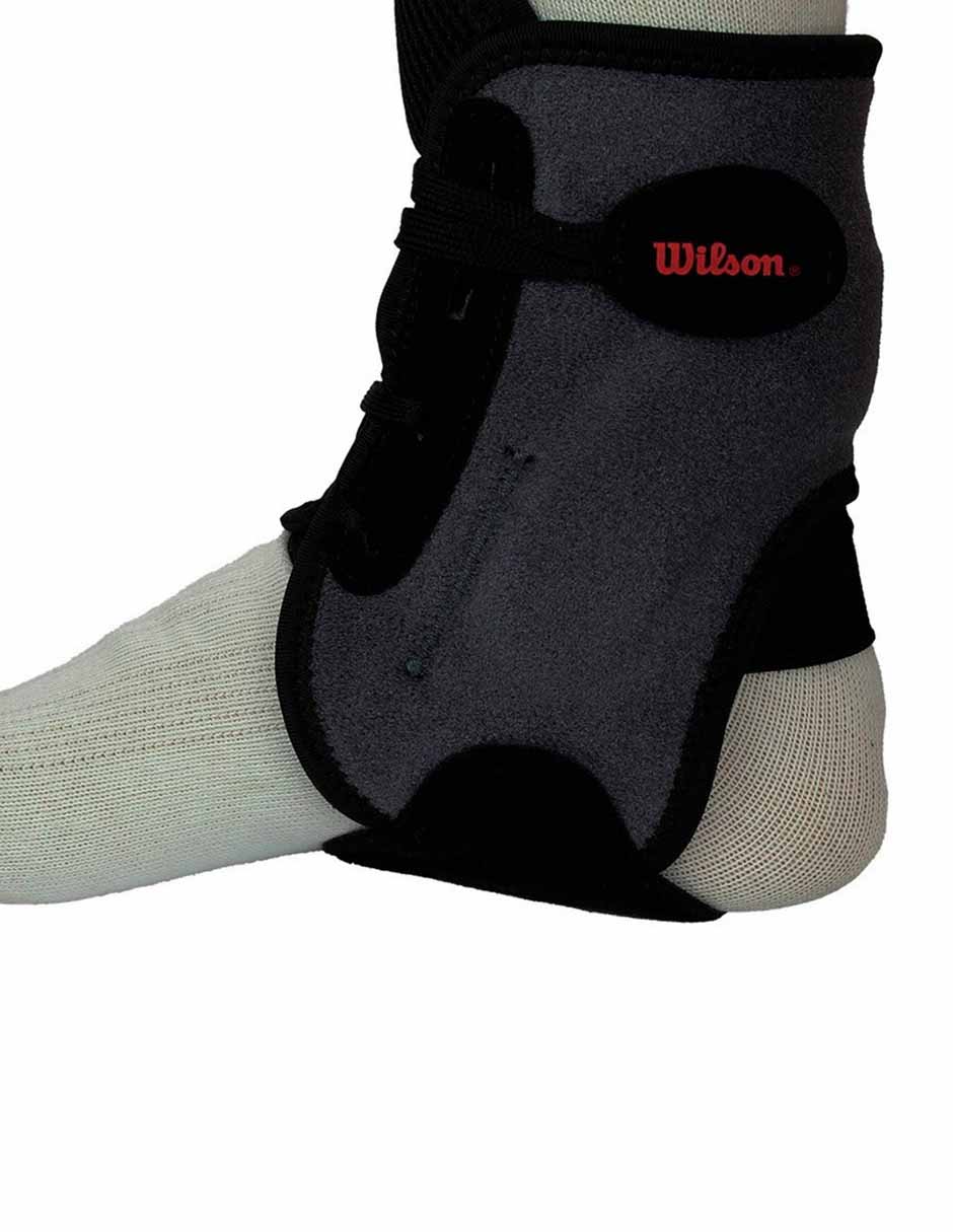 Foto 3 pulgar | Tobillera Con Agujetas Wilson Gris Aw305