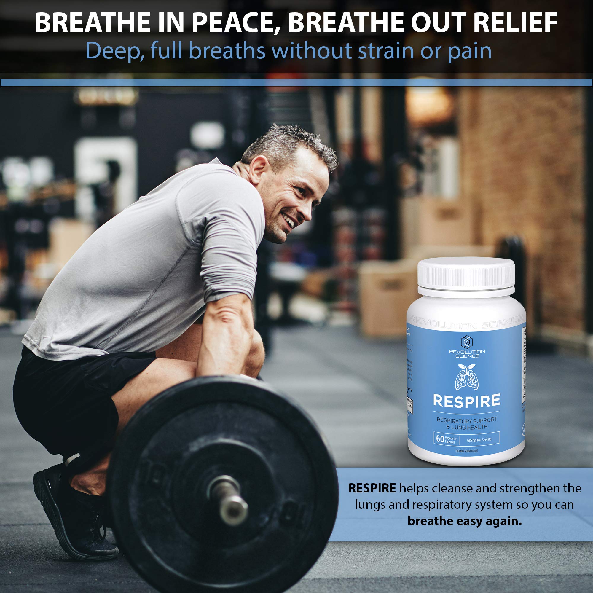 Foto 2 | Supplement Revolution Science Respire Lung Support 60 Cápsulas - Venta Internacional.