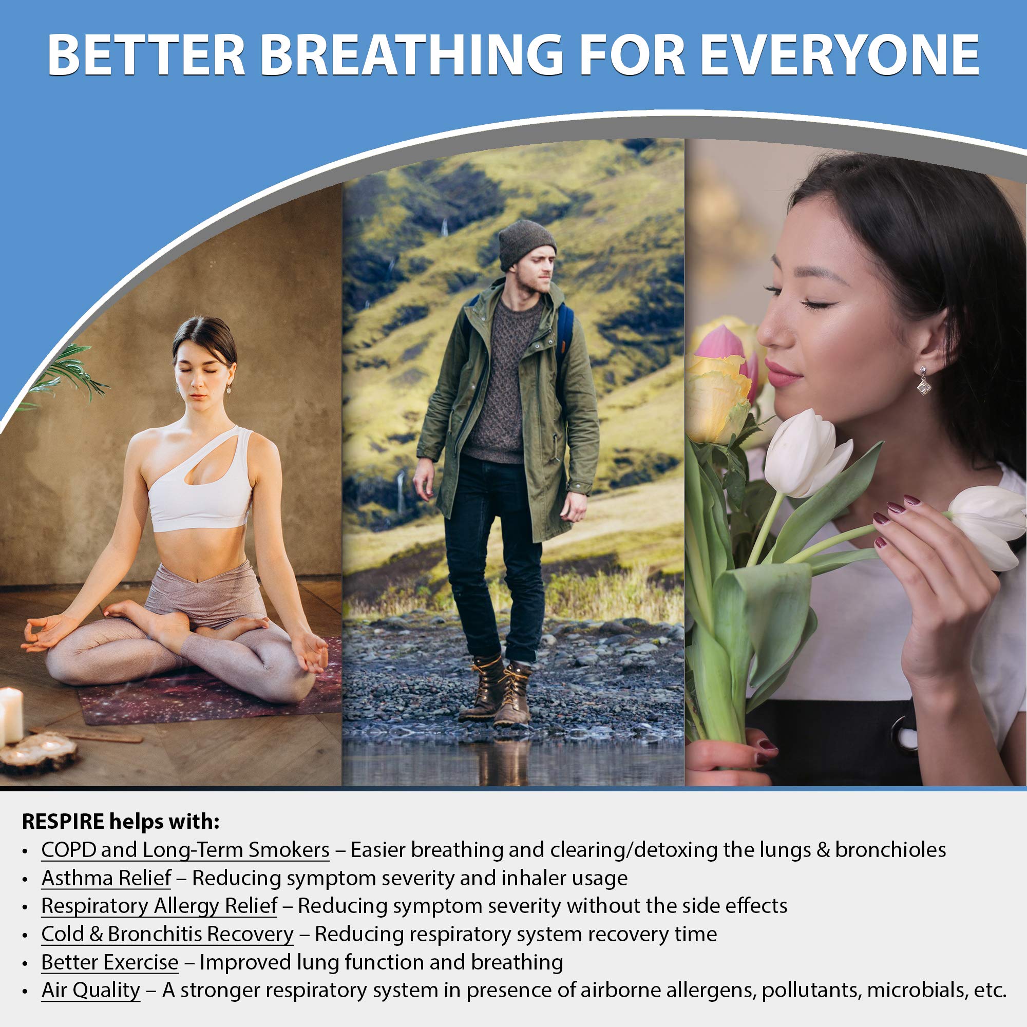 Foto 4 pulgar | Supplement Revolution Science Respire Lung Support 60 Cápsulas - Venta Internacional.