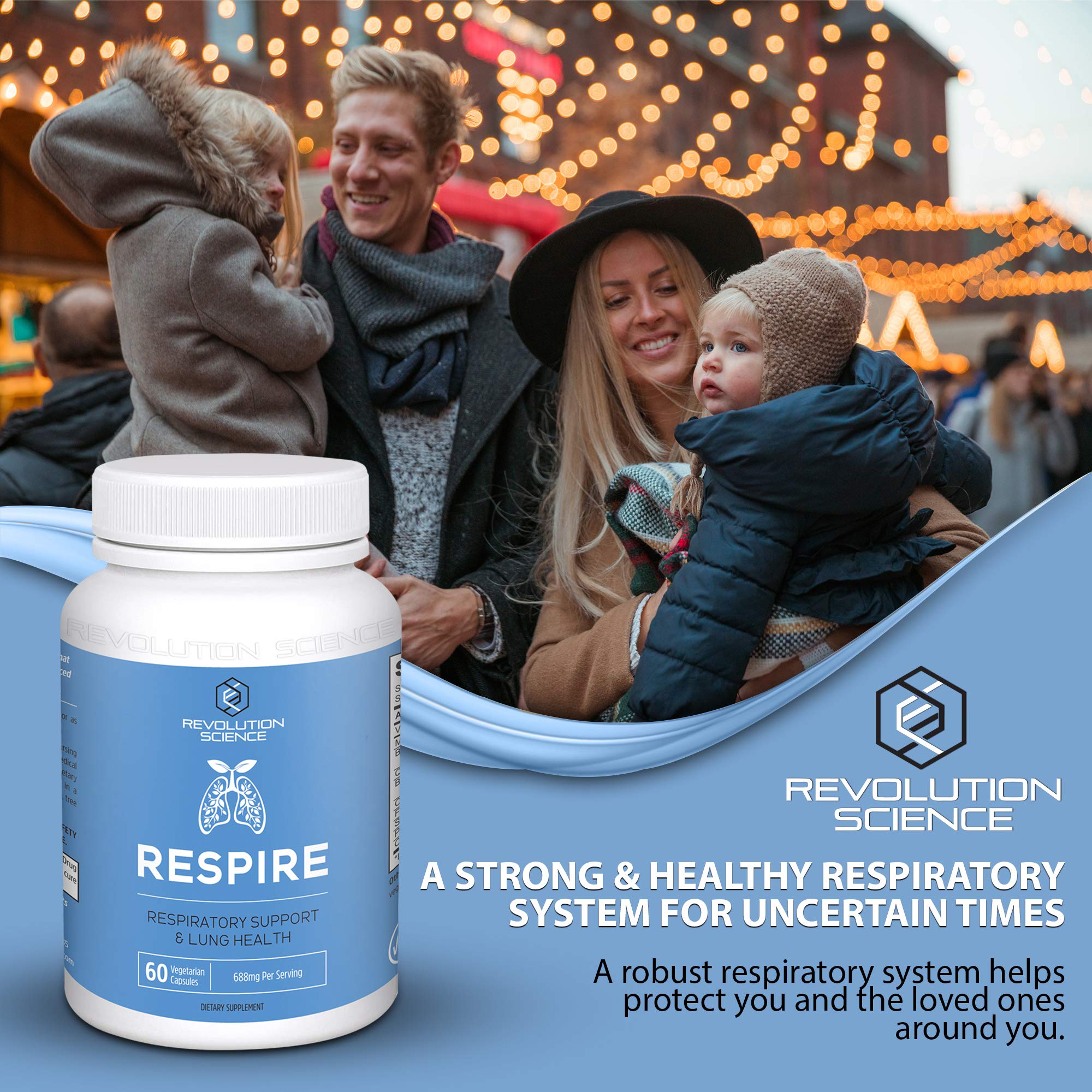 Foto 5 pulgar | Supplement Revolution Science Respire Lung Support 60 Cápsulas - Venta Internacional.