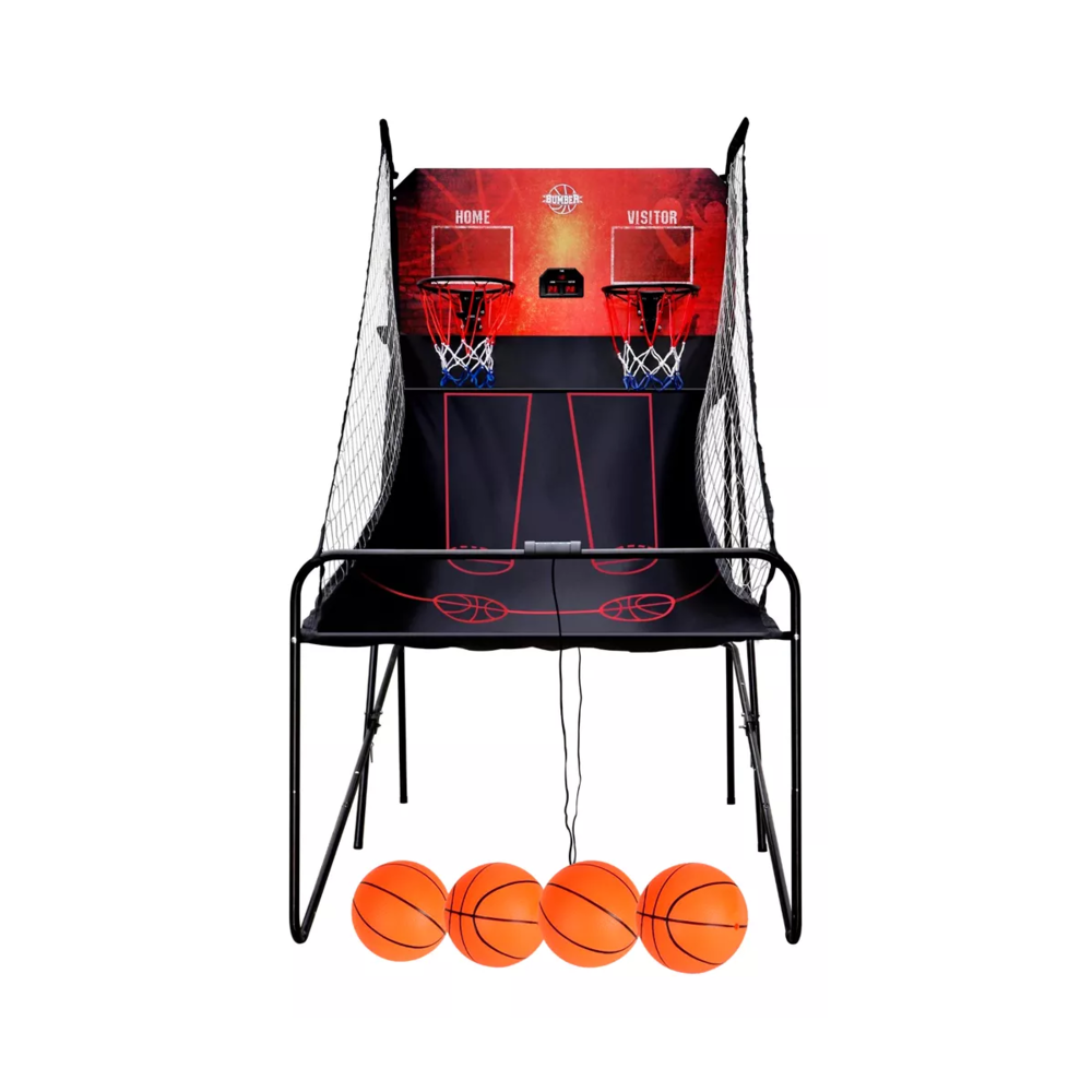 Foto 3 pulgar | Tablero de Baloncesto Slam Dunk Arcade con Aros Dobles y Pantalla LED