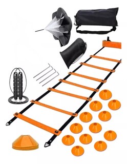 Foto 2 | 21 Piezas De Entrenamiento De Futbol Color Naranja + Termo Güish gratis