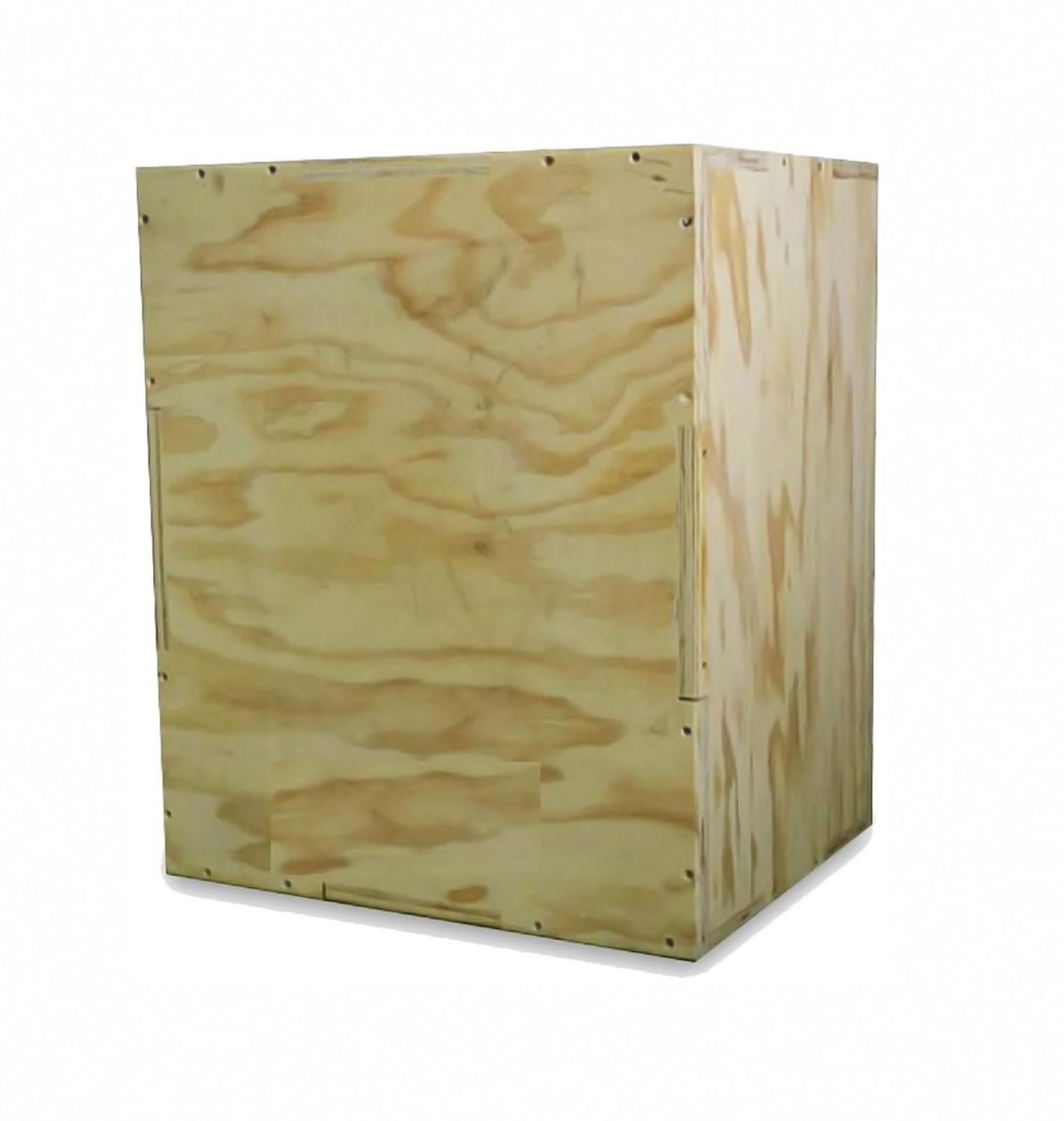 Banco Pliométrico de Madera Plyo Box 24 x 20 x 16 Caja de Madera Crossfit, Funcional