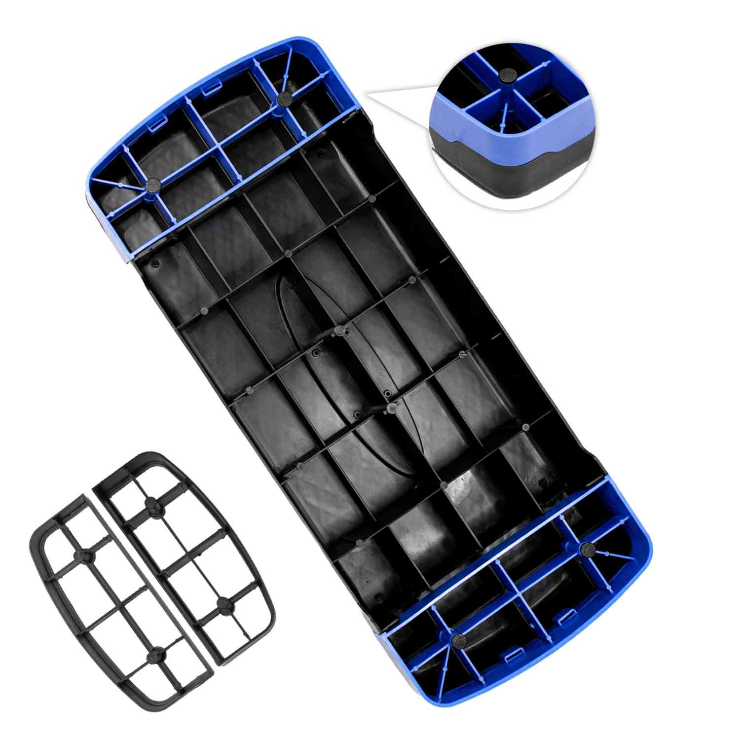 Foto 6 pulgar | Step Banco Aerobics Fitness Crosfit 9.5 A 15 Cm Ajustable Azul