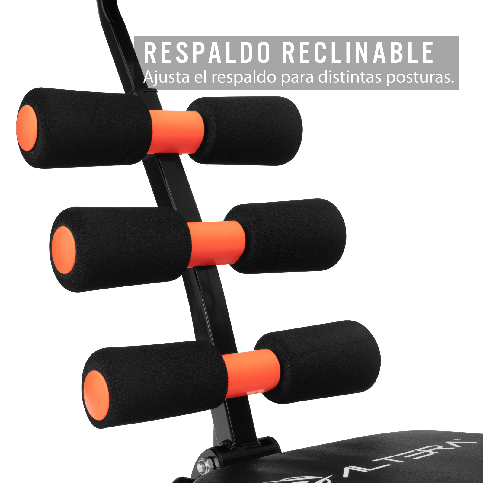 Foto 4 pulgar | Banco Multifuncional Altera Ejdr-mltl Multiposiciones de Ejercicio con Bandas Elásticas color Negro