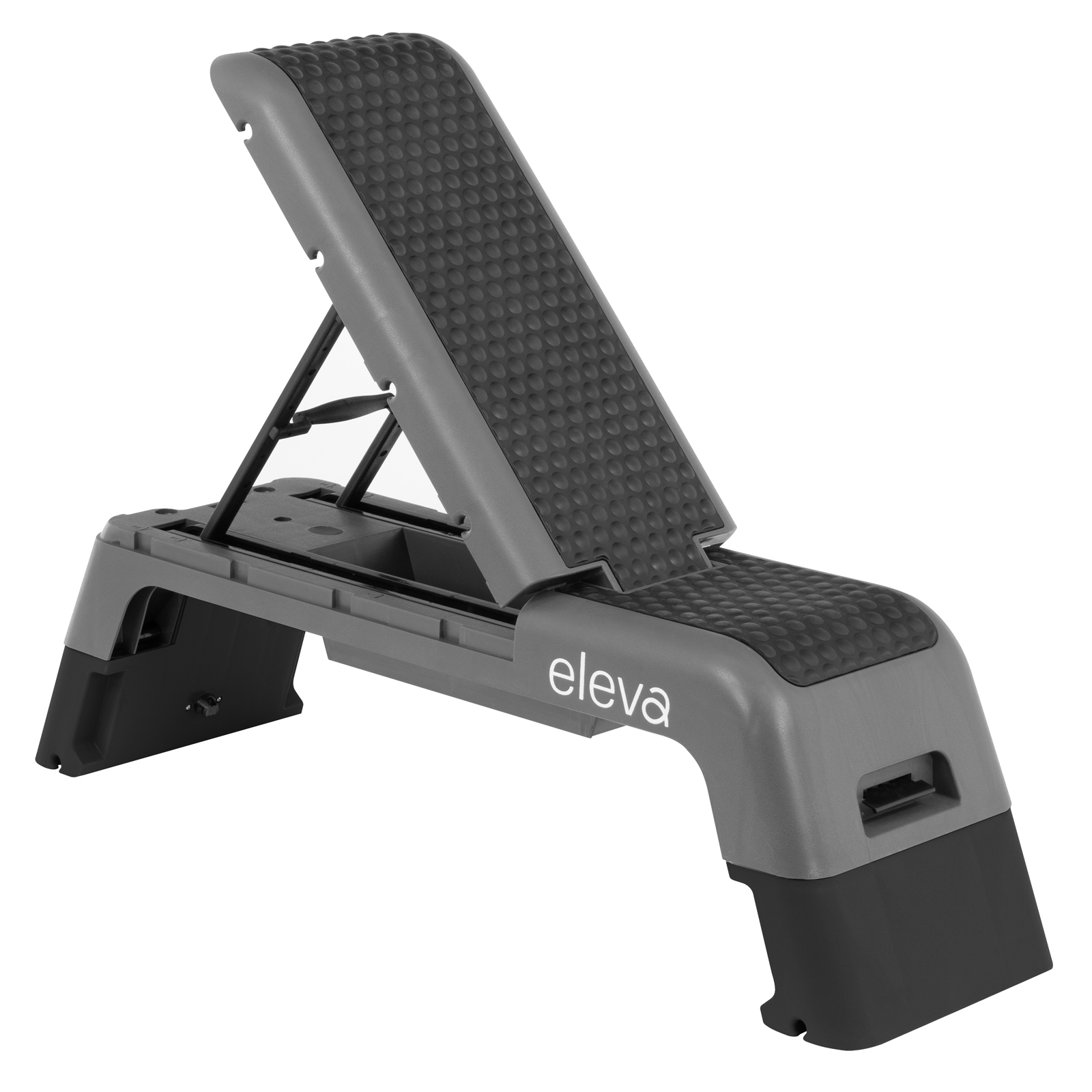 Banco De Entrenamiento Step Eleva-bmbk 2 Niveles Color Negro