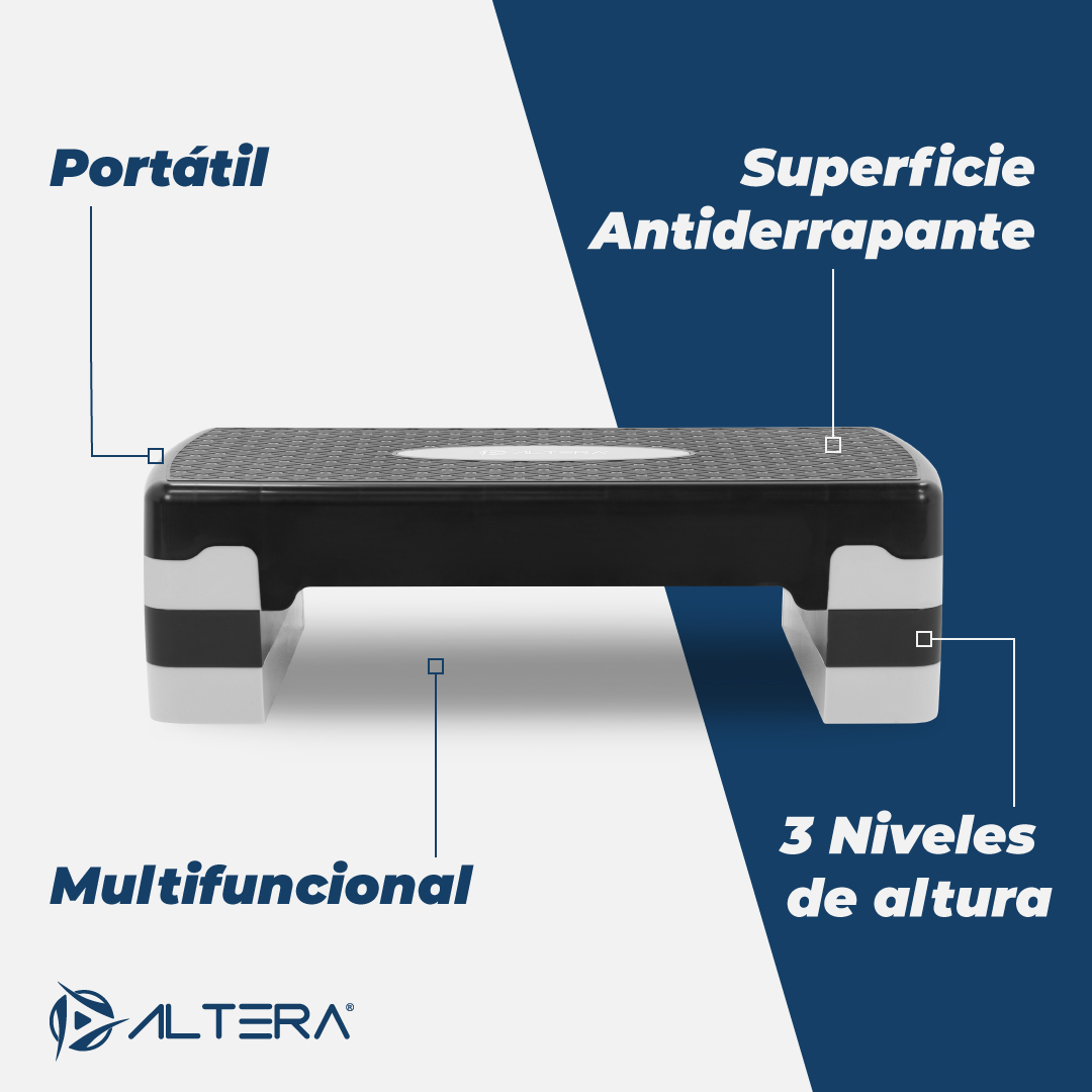 Foto 3 pulgar | Banco de Ejercicio Altera color Negro