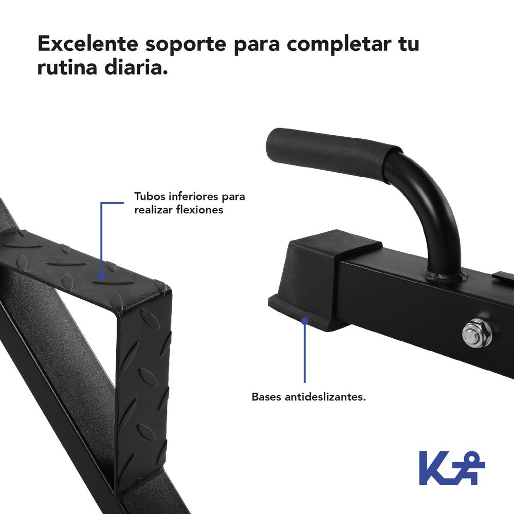 Foto 7 pulgar | Estacion Dominadas Banco Ejercicio Musculacion Fitness Gym
