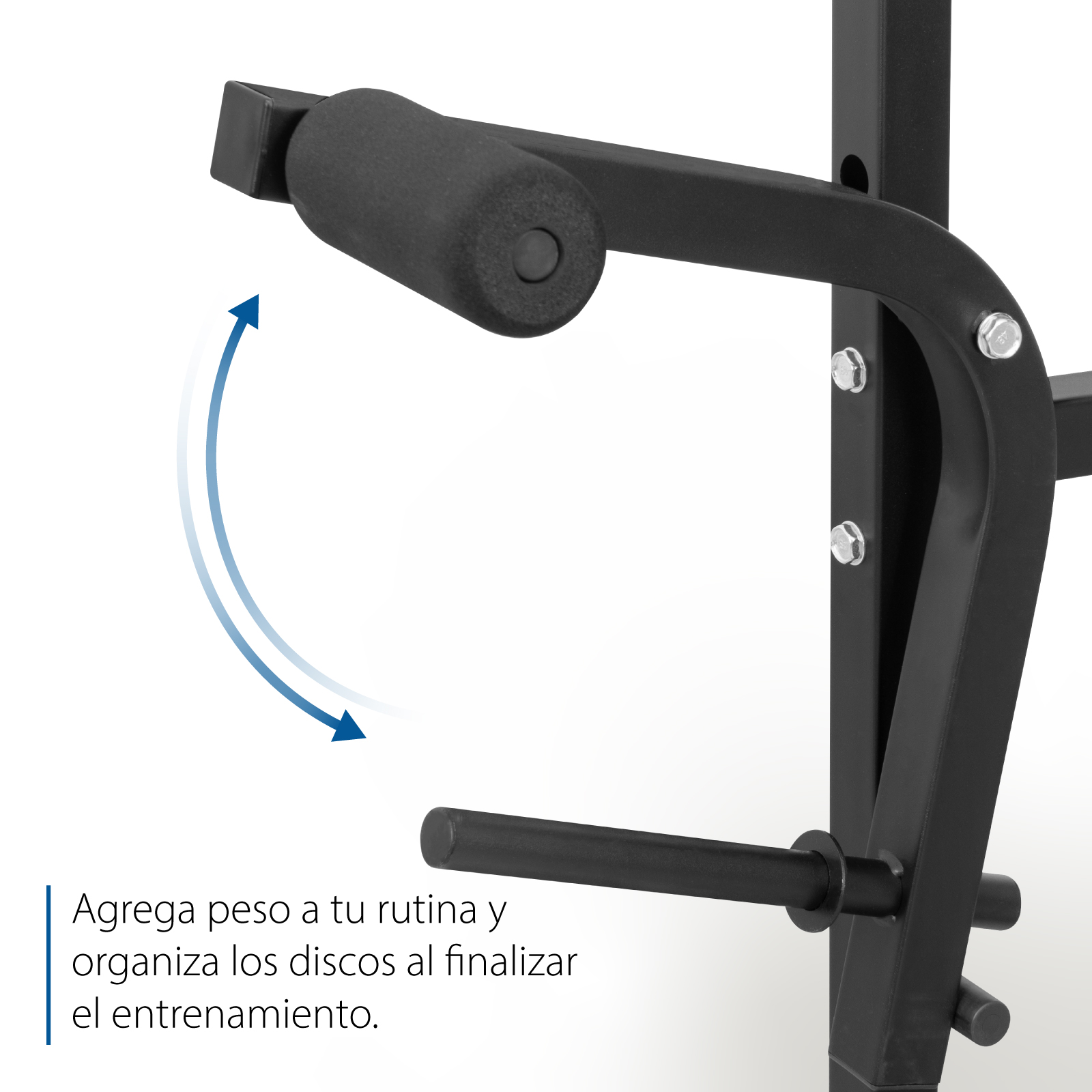 Foto 3 | Banco de Ejercicio Fitness Altera Lionset Kit Multifuncional Respaldo  Con Barra y Pesas Integradas Más Polea Color Ne