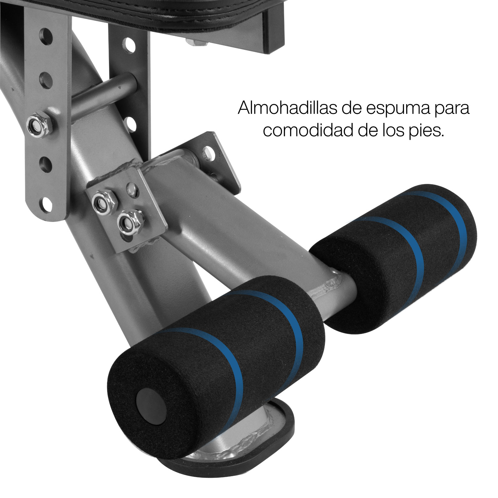Foto 7 pulgar | Banco Multiposiciones para Ejercicio Altera Bncopb con Rack Para Pesas Olímpicas Color Gris