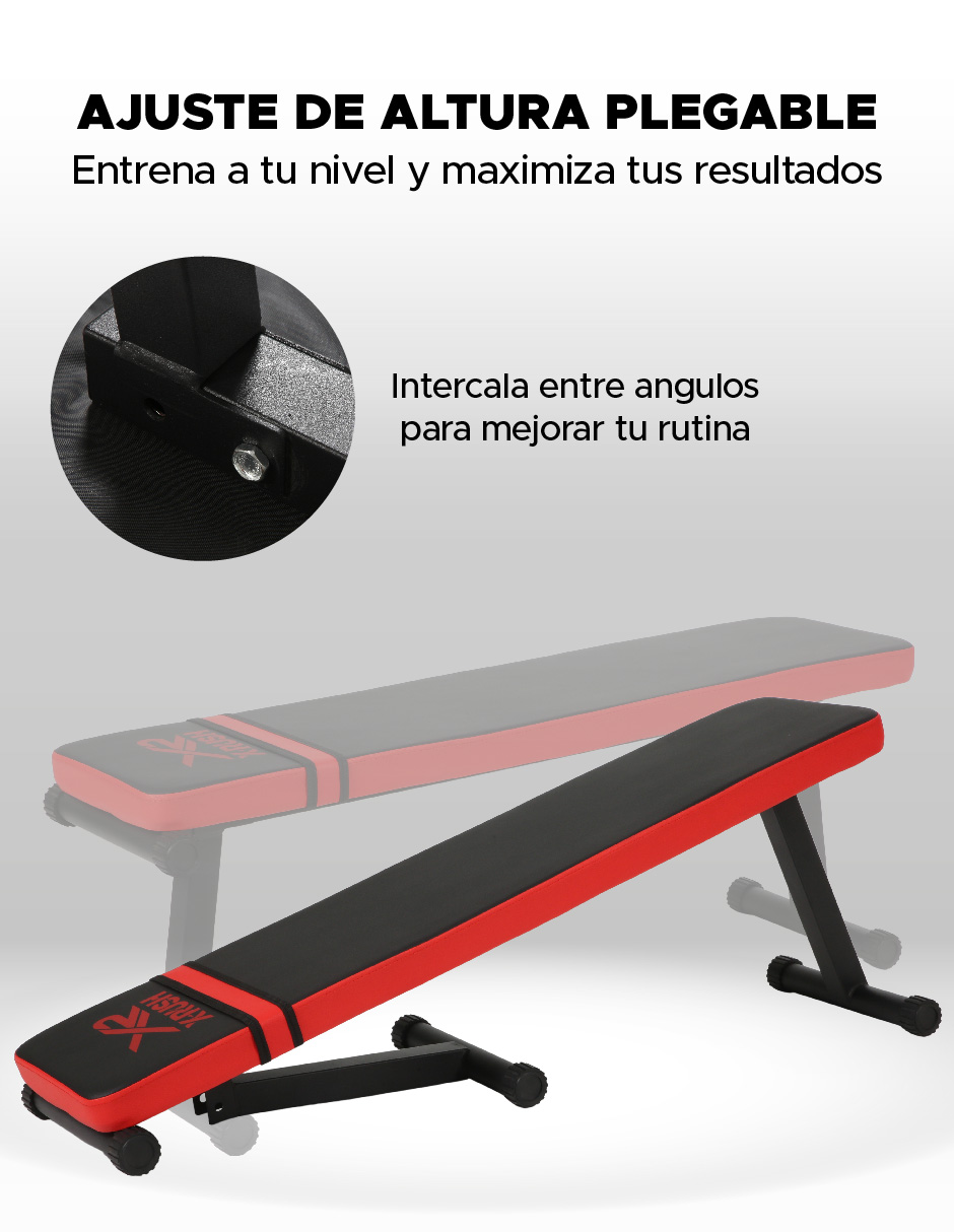 Foto 6 pulgar | Banco para Abdominales Plegable X-rush