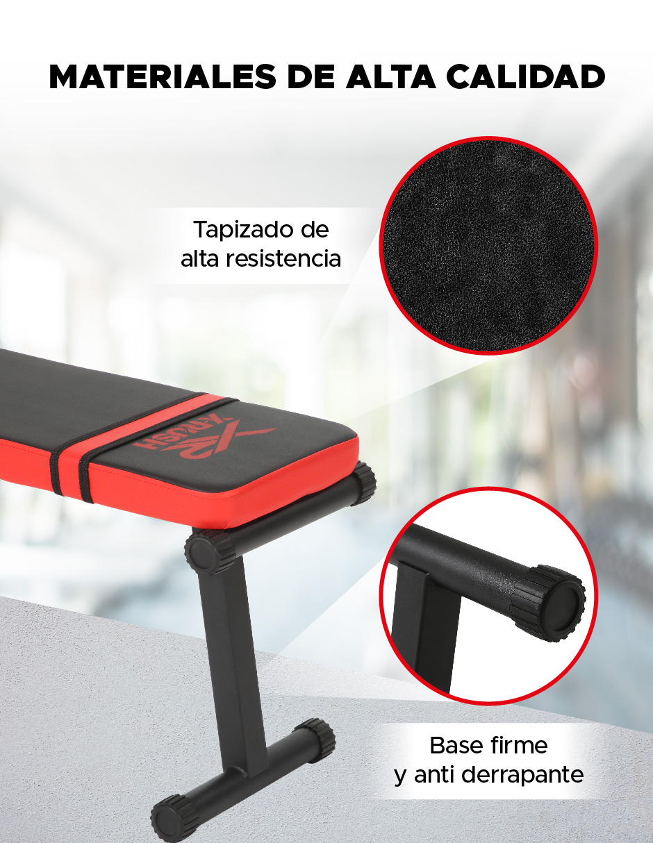 Foto 7 pulgar | Banco para Abdominales Plegable X-rush