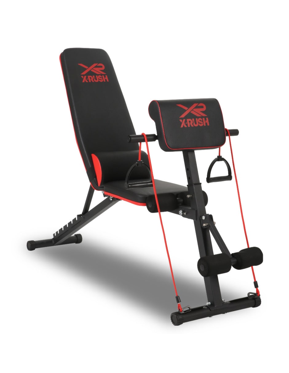 Banco Para Abdominales Ajustable Equipada X-rush $1,499