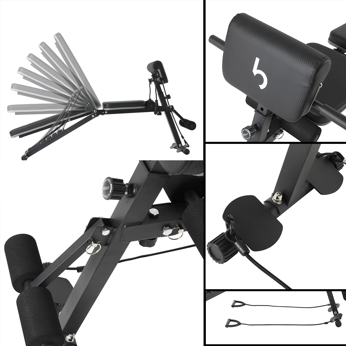 Foto 3 | Banco Multiposiciones Ajustable Y Plegable Gym Bywell